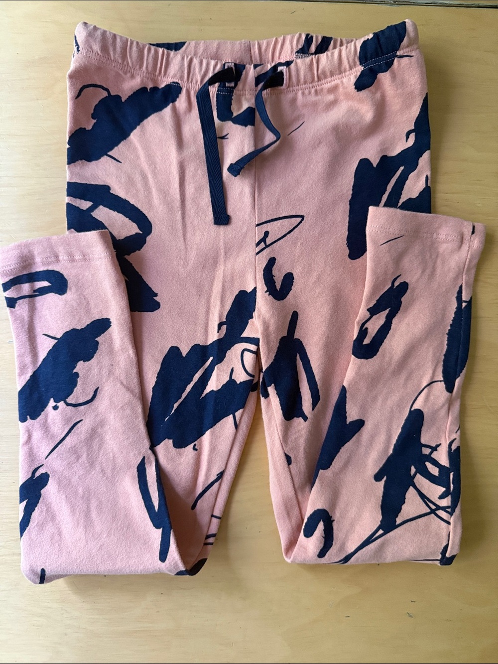 Mon Coeur Kids Pink squiggle-print Leggings size 6